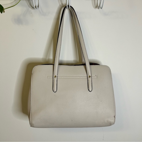 Nanette Lapor | Arabelle Shoulder Bag | Light Grey/Cream | Bow Detail - Picture 4 of 6